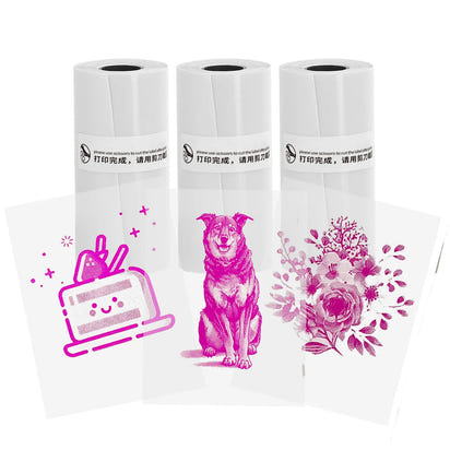 Mini Sticker Printer,Inkless Thermal Printer, Pocket Bluetooth Printer for Halloween Christmas Gift for Photo,Memo Impressora