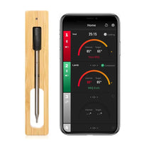 Wireless Meat Food Thermometer for Oven Grill BBQ Smoker Kitchen Smart Digital Bluetooth Barbecue Thermometer Temperature Gauge