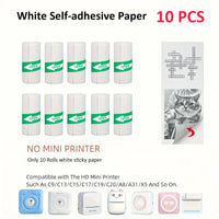 Mini Sticker Printer,Inkless Thermal Printer, Pocket Bluetooth Printer for Halloween Christmas Gift for Photo,Memo Impressora