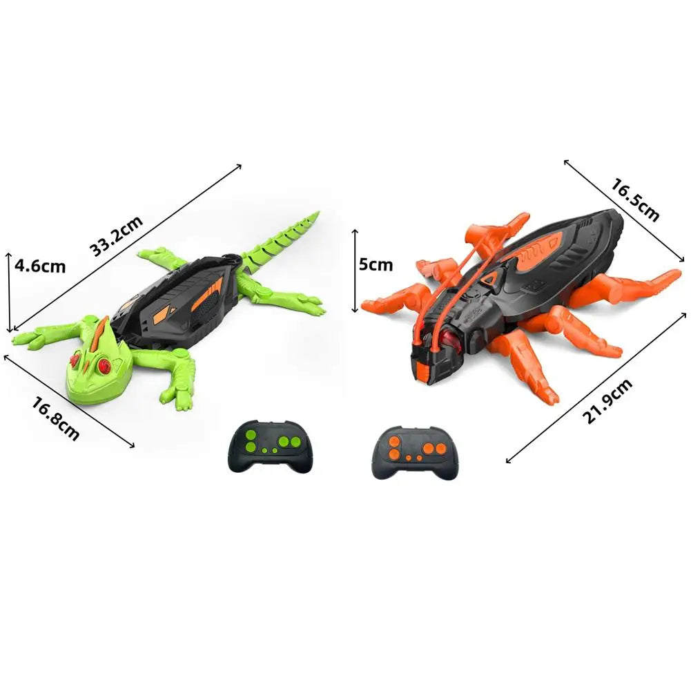 Remote Control Wall Climbing Gecko Robot  Climbing Toy For Kids, Rechargeable Remote Control Toys Birthday Novelty Gift